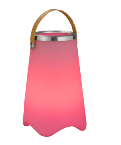 Ηχειο Επαναφορτιζόμενο Πορτατίφ Reality LED 2,5W Λευκό Πλαστικό 25lm RGB 3000K IP44 R55086101