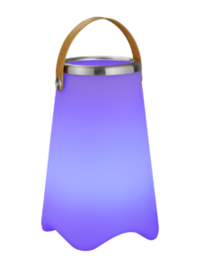 Ηχειο Επαναφορτιζόμενο Πορτατίφ Reality LED 2,5W Λευκό Πλαστικό 25lm RGB 3000K IP44 R55086101