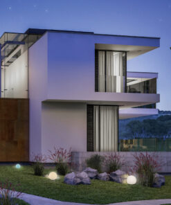 Ηλιακό Επαναφορτιζόμενο Φωτιστικό Κήπου Reality LED 0,5W Λευκό Πλαστικό 30lm RGB+3000K IP65 R55326101