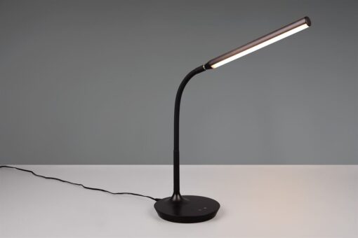 Φωτιστικό Γραφείου Μαύρο TORO Reality LED 5W 700lm CCT Dimmable Αφής – R57641102