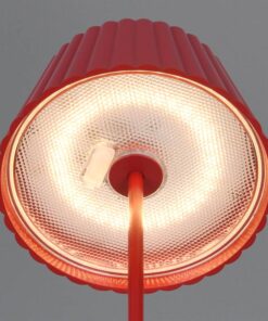 Επαναφορτιζόμενο Πορτατιφ Κόκκινο SUAREZ LED 1.5W 200lm 3000Κ Dimmable Αφής με Ασύρματη Βάση Φόρτισης IP44 Reality – R57706110