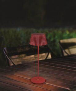 Επαναφορτιζόμενο Πορτατιφ Κόκκινο SUAREZ LED 1.5W 200lm 3000Κ Dimmable Αφής με Ασύρματη Βάση Φόρτισης IP44 Reality – R57706110