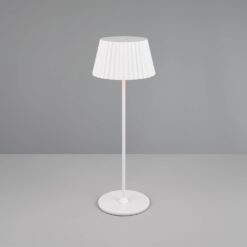Επαναφορτιζόμενο Πορτατιφ Λευκό SUAREZ LED 1.5W 200lm 3000Κ Dimmable Αφής με Ασύρματη Βάση Φόρτισης IP44 Reality – R57706131