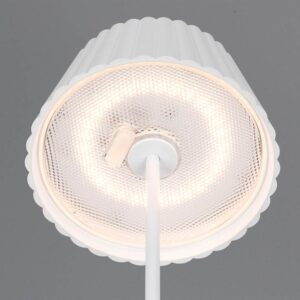 Επαναφορτιζόμενο Πορτατιφ Λευκό SUAREZ LED 1.5W 200lm 3000Κ Dimmable Αφής με Ασύρματη Βάση Φόρτισης IP44 Reality – R57706131