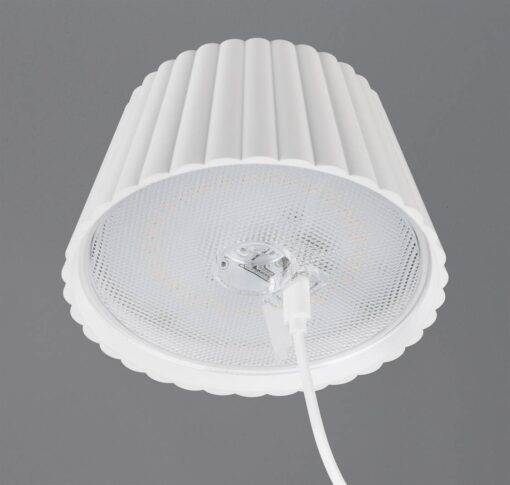 Επαναφορτιζόμενο Πορτατιφ Λευκό SUAREZ LED 1.5W 200lm 3000Κ Dimmable Αφής με Ασύρματη Βάση Φόρτισης IP44 Reality – R57706131