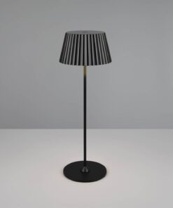 Επαναφορτιζόμενο Πορτατιφ Μαύρο SUAREZ LED 1.5W 200lm 3000Κ Dimmable Αφής με Ασύρματη Βάση Φόρτισης IP44 Reality – R57706132