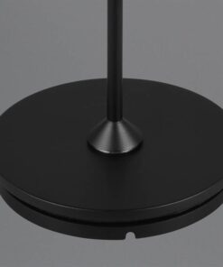 Επαναφορτιζόμενο Πορτατιφ Μαύρο SUAREZ LED 1.5W 200lm 3000Κ Dimmable Αφής με Ασύρματη Βάση Φόρτισης IP44 Reality – R57706132