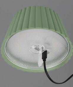 Επαναφορτιζόμενο Πορτατιφ Πράσινο Φυστικί SUAREZ LED 1.5W 200lm 3000Κ Dimmable Αφής με Ασύρματη Βάση Φόρτισης IP44 Reality – R57706149