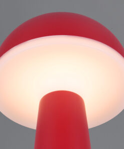 Επαναφορτιζόμενο Πορτατιφ Κόκκινο FUNGO LED 2W 200lm CCT Dimmable Αφής με Ασύρματη Βάση Φόρτισης IP54 Reality – R57716110