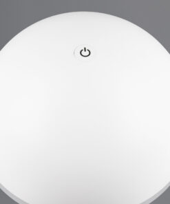 Επαναφορτιζόμενο Πορτατιφ Λευκό Ματ FUNGO LED 2W 200lm CCT Dimmable Αφής με Ασύρματη Βάση Φόρτισης IP54 Reality – R57716131