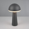 Επαναφορτιζόμενο Πορτατιφ Ανθρακί FUNGO LED 2W 200lm CCT Dimmable Αφής με Ασύρματη Βάση Φόρτισης Reality – R57716142