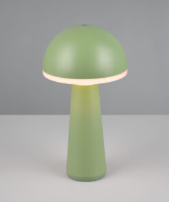 Επαναφορτιζόμενο Πορτατιφ Πράσινο Φιστίκι FUNGO LED 2W 200lm CCT Dimmable Αφής με Ασύρματη Βάση Φόρτισης Reality – R57716149