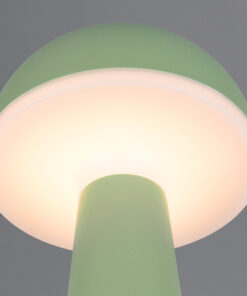 Επαναφορτιζόμενο Πορτατιφ Πράσινο Φιστίκι FUNGO LED 2W 200lm CCT Dimmable Αφής με Ασύρματη Βάση Φόρτισης Reality – R57716149