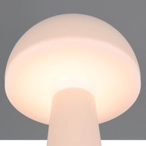 Επαναφορτιζόμενο Πορτατιφ Μπεζ Άμμου FUNGO LED 2W 200lm CCT Dimmable Αφής με Ασύρματη Βάση Φόρτισης Reality – R57716166