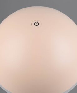 Επαναφορτιζόμενο Πορτατιφ Μπεζ Άμμου FUNGO LED 2W 200lm CCT Dimmable Αφής με Ασύρματη Βάση Φόρτισης Reality – R57716166