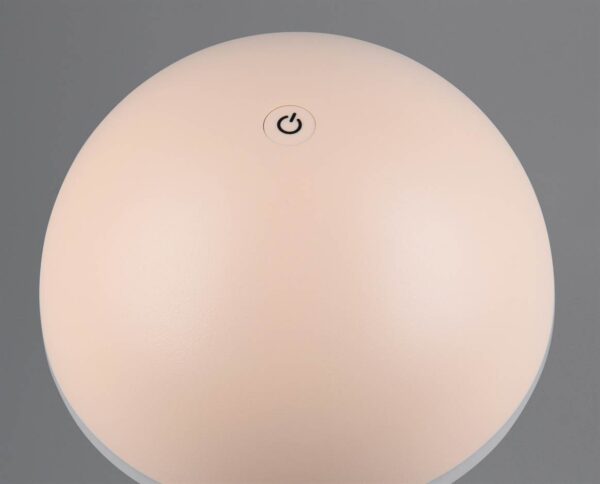 Επαναφορτιζόμενο Πορτατιφ Μπεζ Άμμου FUNGO LED 2W 200lm CCT Dimmable Αφής με Ασύρματη Βάση Φόρτισης Reality – R57716166