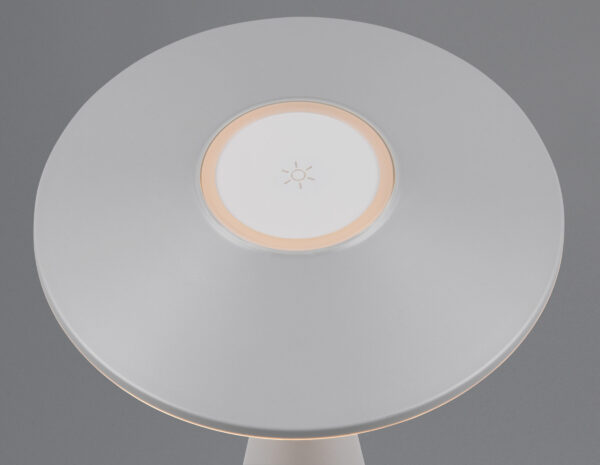 Επαναφορτιζόμενο Πορτατιφ Γκρι TORREZ LED 2W 180lm CCT Dimmable Αφής Reality – R57726177