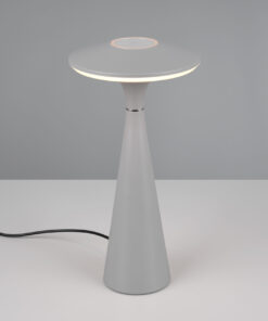 Επαναφορτιζόμενο Πορτατιφ Γκρι TORREZ LED 2W 180lm CCT Dimmable Αφής Reality – R57726177