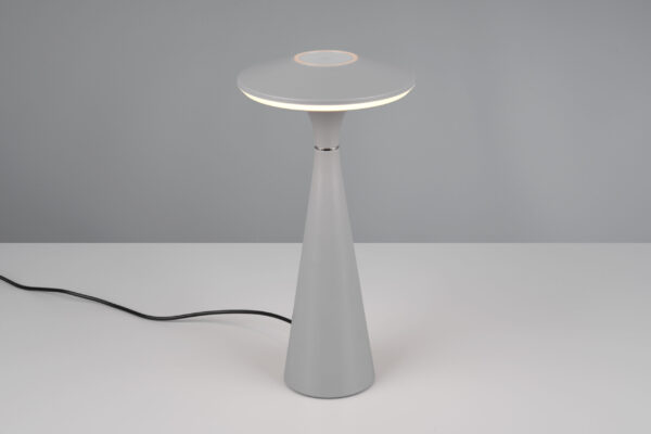 Επαναφορτιζόμενο Πορτατιφ Γκρι TORREZ LED 2W 180lm CCT Dimmable Αφής Reality – R57726177