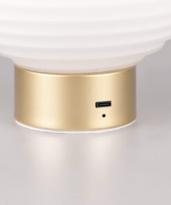 Επιτραπέζιο Επαναφορτιζόμενο Φωτιστικό EARL Reality LED 1.5W 3000K Αφής Χρώματος Ματ Ορειχάλκινο – R57771101