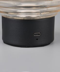 Επιτραπέζιο Επαναφορτιζόμενο Φωτιστικό EARL Reality LED 1.5W 3000K Αφής Χρώματος Μαύρο Ματ – R57771113