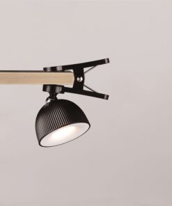 Επαναφορτιζόμενο Πορτατιφ Μαγνητική Βάση & Μανταλάκι Μαύρο MAXIMA Reality LED 3W 250lm 3000K Dimmable Αφής – R57791102