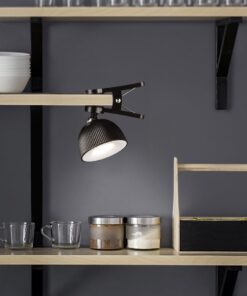 Επαναφορτιζόμενο Πορτατιφ Μαγνητική Βάση & Μανταλάκι Μαύρο MAXIMA Reality LED 3W 250lm 3000K Dimmable Αφής – R57791102