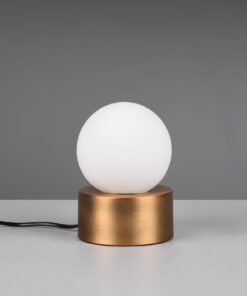 Επιτραπέζιο Φωτιστικό Reality COUNTESS 1x E14 Παλιός Ορείχαλκος Μεταλλικό αφής – R59051004