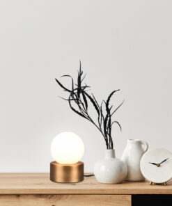 Επιτραπέζιο Φωτιστικό Reality COUNTESS 1x E14 Παλιός Ορείχαλκος Μεταλλικό αφής – R59051004