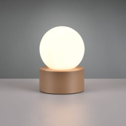 Επιτραπέζιο Φωτιστικό Trio Lighting 1xE14 Διακόπτης Αφής Καφέ Χρώματος – R59051065