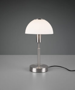 Επιτραπέζιο Φωτιστικό Reality DON II 1x E14 Νίκελ Ματ Μεταλλικό αφής – R59111007