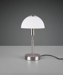 Επιτραπέζιο Φωτιστικό Reality DON II 1x E14 Νίκελ Ματ Μεταλλικό αφής – R59111007