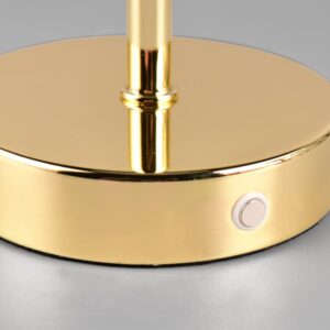 Επιτραπέζιο Φωτιστικό JEFF Reality LED 1.5W 3000K Αφής Επαναφορτιζόμενο Χρώματος Γυαλισμένου Ορείχαλκου – R59151103