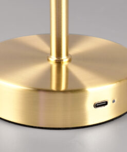 Επιτραπέζιο Φωτιστικό Reality LED 1.5W 3000K Dimmable Αφής Επαναφορτιζόμενο Χρώματος Ματ Ορειχάλκος – R59151108