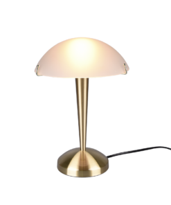 Επιτραπέζιο Φωτιστικό Reality PILZ II 1x E14 Ορείχαλκος Ματ Μεταλλικό αφής – R59261008