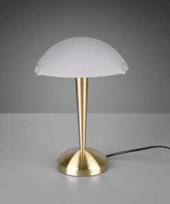 Επιτραπέζιο Φωτιστικό Reality PILZ II 1x E14 Ορείχαλκος Ματ Μεταλλικό αφής – R59261008