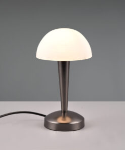 Επιτραπέζιο Φωτιστικό Trio Lighting 1xE14 Διακόπτης Αφής Μαύρου Χρωμίου Χρώματος – R59561120