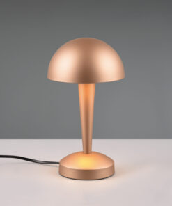 Επιτραπέζιο Φωτιστικό Trio Lighting 1xE14 Διακόπτης Αφής Ροζ Χρυσού Χρώματος – R59561165