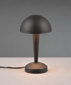 Πορτατιφ Μαύρο-Χρυσό CANARIA 1x E14 με Διακόπτη Αφής Reality – R59561180