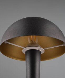 Πορτατιφ Μαύρο-Χρυσό CANARIA 1x E14 με Διακόπτη Αφής Reality – R59561180