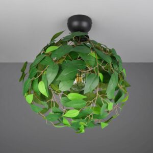 Φωτιστικό Οροφής με Πράσινα Φύλλα Φ38 LEAVY 1xE27 Reality – R60461015