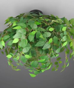 Φωτιστικό Οροφής με Πράσινα Φύλλα Φ70 LEAVY 3xE14 Reality – R60463015