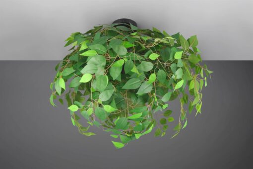 Φωτιστικό Οροφής με Πράσινα Φύλλα Φ70 LEAVY 3xE14 Reality – R60463015