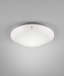 Φωτιστικό Οροφής Reality E27 Λευκό Ματ Πλαστικό IP54 R60501031