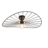 Φωτιστικό Οροφής Trio Lighting 1xE27 Μαύρου Χρώματος – R61451032