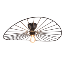Φωτιστικό Οροφής Trio Lighting 1xE27 Μαύρου Χρώματος – R61451032