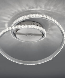 Φωτιστικό Οροφής Reality LED 19W Βουρτσισμένο Αλουμίνιο Μεταλλικό Dimmable 1700lm RGB+3000K με Τηλεχειριστήριο – R62021105