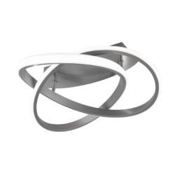 Φωτιστικό Οροφής Reality COURSE LED, 18W · 2400lm, 4000K Νίκελ Ματ Μεταλλικό, Step dimmable- R62051407