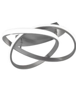 Φωτιστικό Οροφής Reality COURSE LED, 18W · 2400lm, 4000K Νίκελ Ματ Μεταλλικό, Step dimmable- R62051407