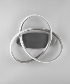 Φωτιστικό Οροφής Reality COURSE LED, 18W · 2400lm, 4000K Νίκελ Ματ Μεταλλικό, Step dimmable- R62051407